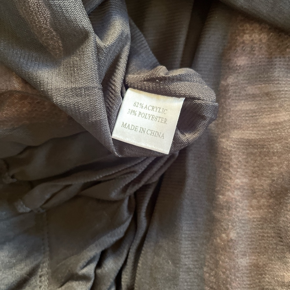 Chic Patchwork Long Sleeve Top - Red, Black, Gray - image 3